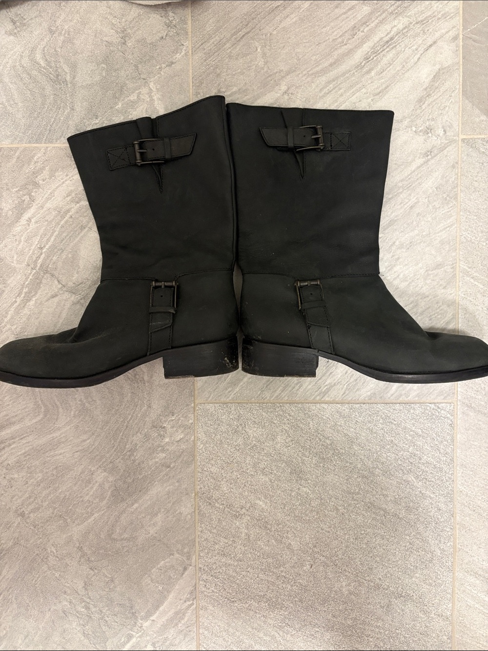 Midnight Mid-Calf Buckle Boots - Women's